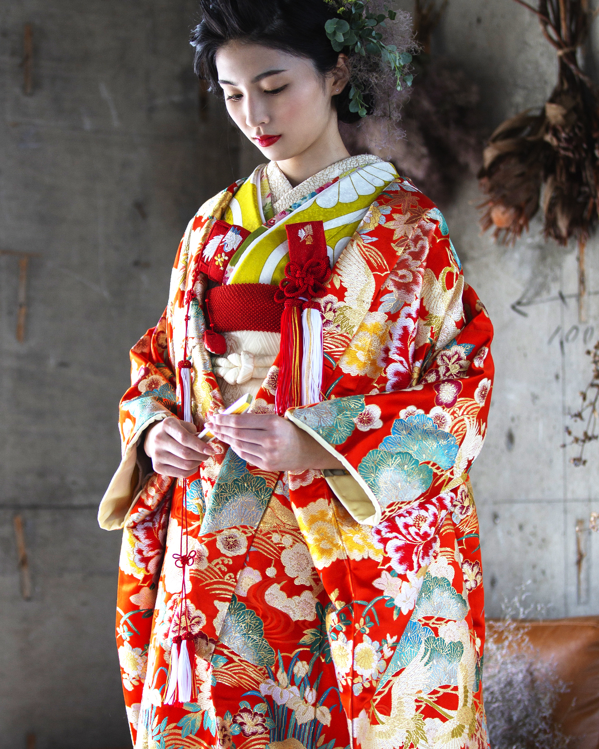 和装で前撮りもステキです♪ | ウェディングドレスは名古屋のmaruichi ...